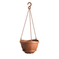 BAMA VASO A GONDOLA CON CIOTOLA E CATENA 28 CM COLORE TERRACOTTA