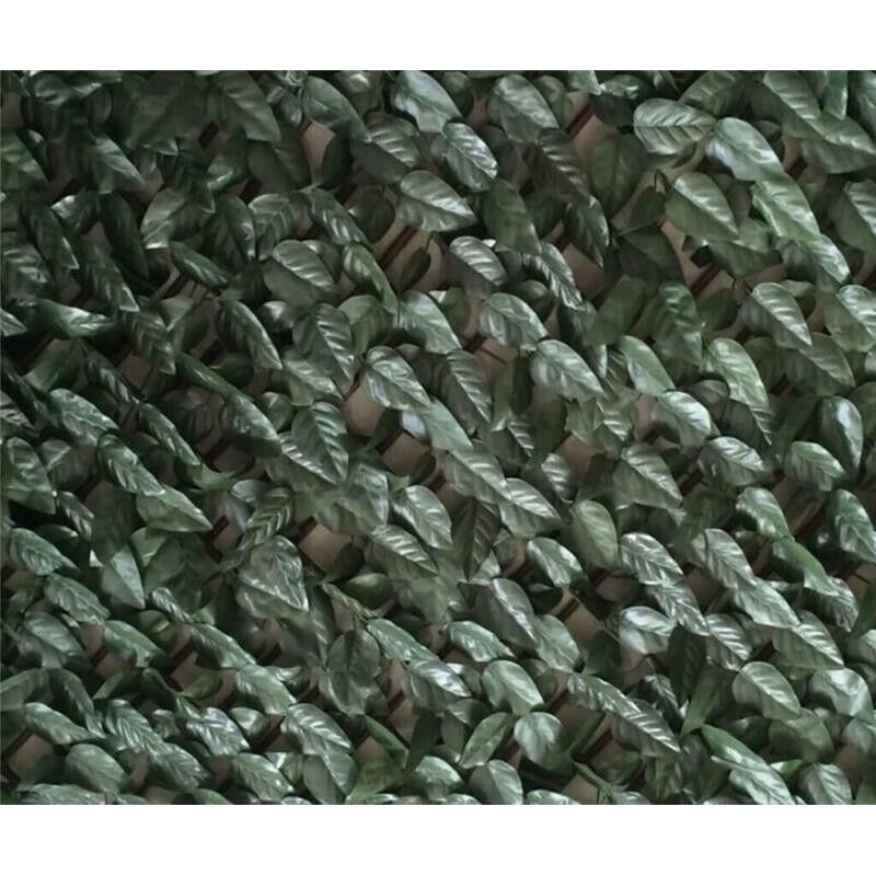 SIEPE SINTETICA PESCA ESTENSIBILE 100 X 200 CM IN COLORE VERDE