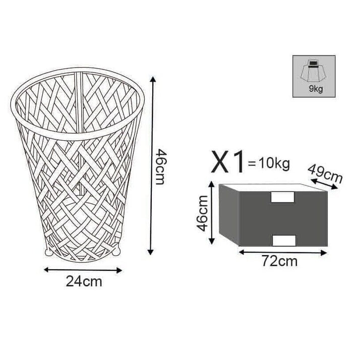 PORTAOMBRELLI BRIGITTE COLORE BIANCO ANTICO