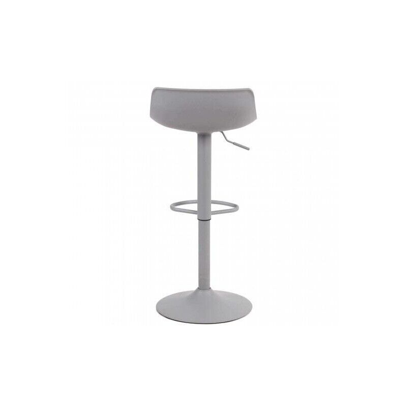 SGABELLO MERANO IN COLORE GRIGIO 43 X 44 X H75/96 CM