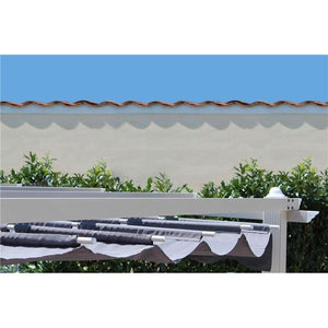 GAZEBO ASTORIA 3 X 4 TORTORA CON TELO IN POLIESTERE GRIGIO 180 GR