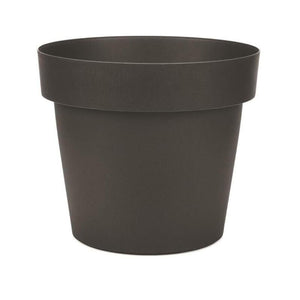 VASO MELROSE REALIZZATO IN PLASTICA DIAMETRO 35 CM COLORE NERO ANTRACITE