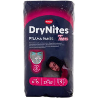 HUGGIES DRYNITES MUTANDINE GIRL TAGLIA L 8-13  ANNI 38-48 KG 9 PEZZI
