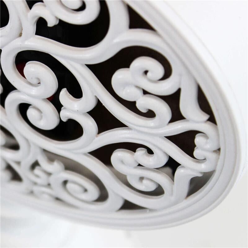 OROLOGIO DA APPOGGIO LUDOVIC TONDO IN FERRO BIANCO 16,5 X 8,5 X H22,5 CM