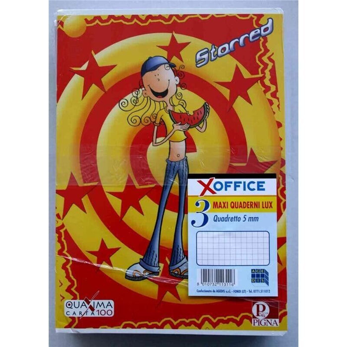 PIGNA  QUADERNI A4 40FG 3PZ 5MM