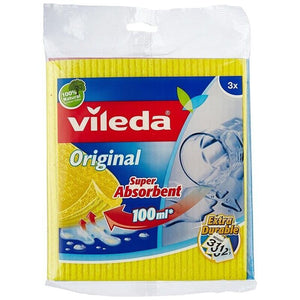 VILEDA 3 PANNI SPUGNA SUPER ASSORBENTI