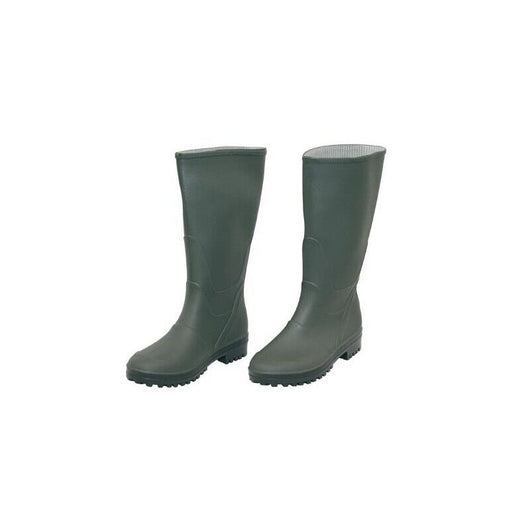 STIVALI IN PVC FINO AL GINOCCHIO DI COLORE VERDE TAGLIA 38