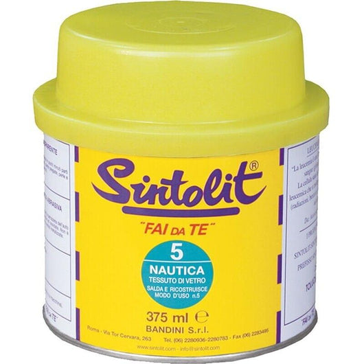 SINTOLIT STUCCO NAUTICA CON FIBRE DI VETRO IN CONFEZIONE DA 370 ML