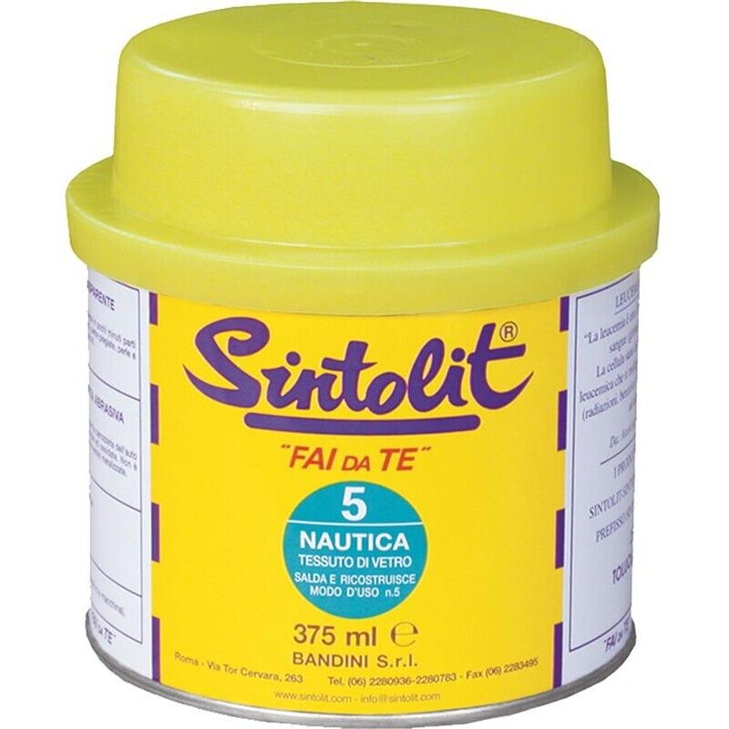 SINTOLIT STUCCO NAUTICA CON FIBRE DI VETRO IN CONFEZIONE DA 370 ML