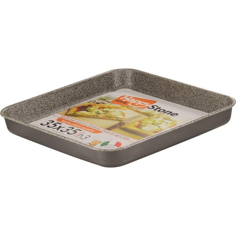 HAPPY STONE TEGLIA RETTANGOLARE FON FONDO ANTIADERENTE 35 X 35 X H3 CM
