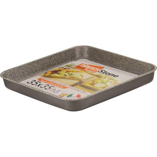HAPPY STONE TEGLIA RETTANGOLARE FON FONDO ANTIADERENTE 35 X 35 X H3 CM