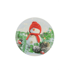 MAURY'S PIATTO NATALIZIO DI CERAMICA CON DECORO ASSORTITO DA 30 CM