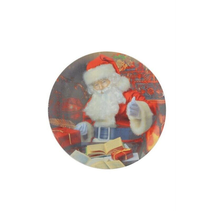 MAURY'S PIATTO NATALIZIO DI CERAMICA CON DECORO ASSORTITO DA 30 CM