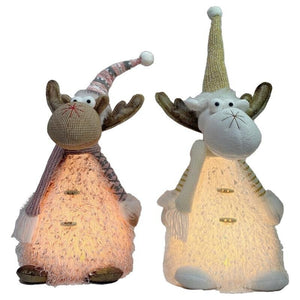 MAURY'S RENNA DOLL CON LUCI LED 20X15XH5 CM