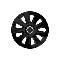 SET 2 COPRI CERCHI STRATOS BLACK 14 POLLICI