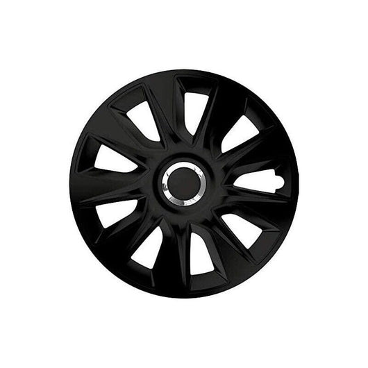 SET 2 COPRI CERCHI STRATOS BLACK 14 POLLICI
