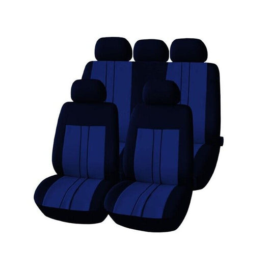 COPRISEDILE COORDINATO IN SET DA 6 PEZZI DI FACILE MONTAGGIO IN COLORE BLU