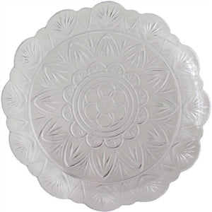 MAURY'S VASSOIO STELLA TONDO IN PLASTICA TRASPARENTE DIAMETRO 33 CM