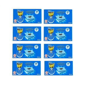 240 RAID PIASTRINE RICARICA PER 30 NOTTI LAMINATE IN CONFEZIONI DA 30