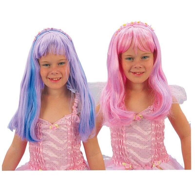 PARRUCCA DI CARNEVALE DA FATINA BAMBINA IN COLORI ASSORTITI