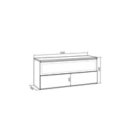 Caminetto elettrico LED, 102x35x45cm, 1 apertura, 1 porta, da appendere, Nero RF2322