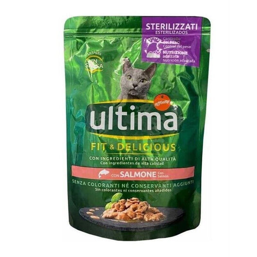 ULTIMA CAT BOCCONCINI PER GATTI STERILIZZATI IN BUSTINA DA 85 GR AL SALMONE