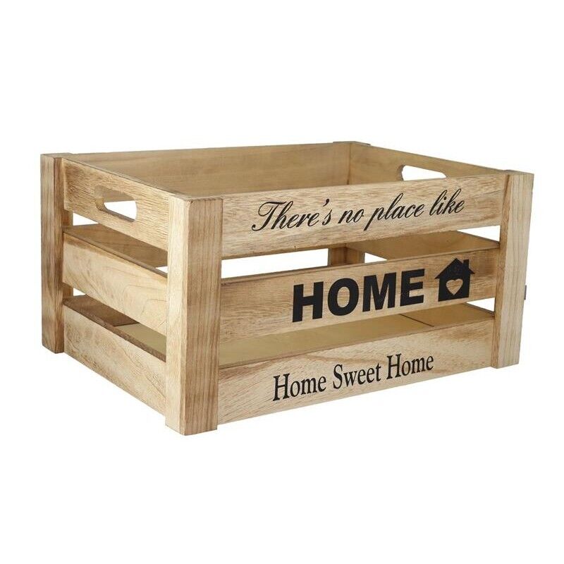 SET DUE CASSETTE HOME SWEET HOME DECORATIVE IN LEGNO