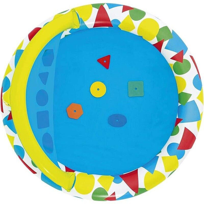 BESTWAY PISCINA SPLASH&LEARN GONFIABILE PER BAMBINI 120 X 117 X 46 CM