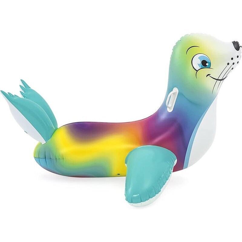 BESTWAY CAVALCABILE GONFIABILE A FORMA DI FOCA ALLEGRA 157 X 114CM