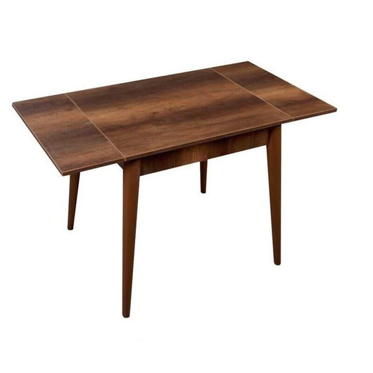 TAVOLO ALLUNGABILE IN LEGNO AD EFFETTO LEGNO 70X 80 X 75 CM COLORE NOCE