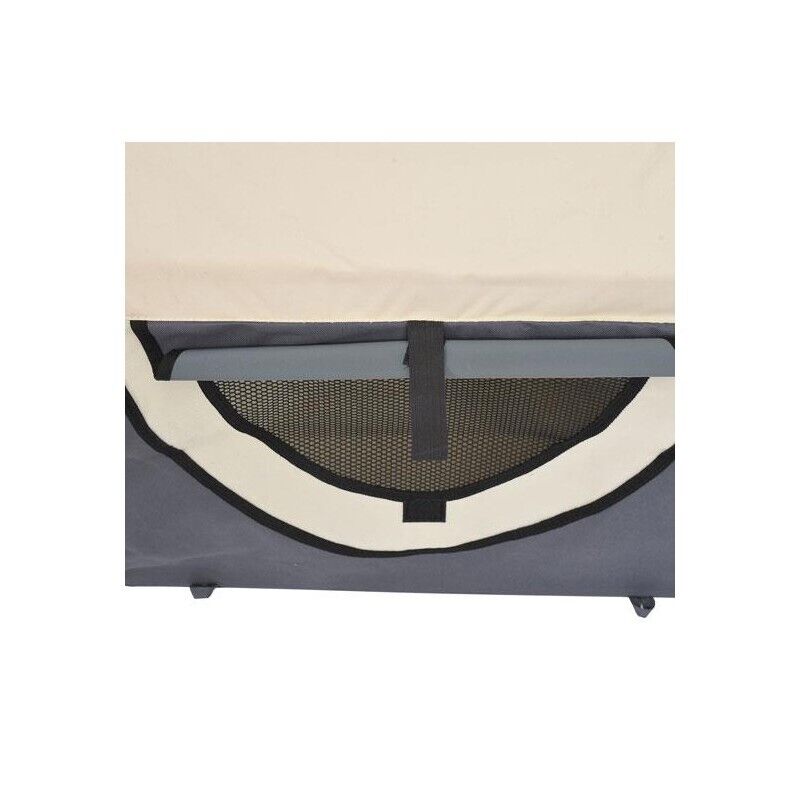 TRASPORTINO PER CANI E GATTI PIEGHEVOLE 46 X 36 X 41 CM COLORE GRIGIO