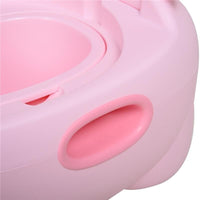 VASINO PER BAMBINI DAI 6 MESI ANTISCIVOLO 40 X 30 X 23 CM AD IPPOPOTAMO ROSA