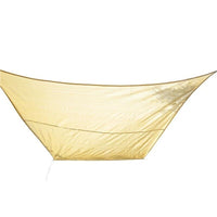 TENDA DA SOLE A VELA QUADRATA IN HDPE 360 X 360 CM IN COLORE SABBIA