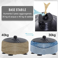 PUNCHING BALL SACCO BOXE DA TERRA CON GUANTONI INCLUSI ALTEZZA REGOLABILE