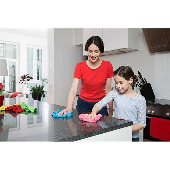 VILEDA PANNI IN MICROFIBRA IN SET DA 8 PZ COLORATI