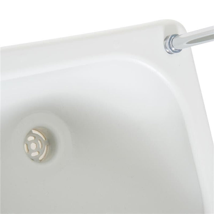 LAVABO PORTATILE SERBATOIO ACQUA 17 L SAPONE 3.5 L CISTERNA DI SCARICO 24 L