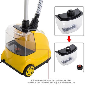 STIRATRICE A VAPORE VERTICALE PROFESSIONALE 1.4L 1800W, GIALLO