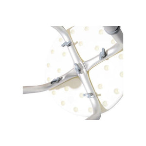 SGABELLO PER DOCCIA BAGNO ALTEZZA REGOLABILE ANTISCIVOLO, BIANCO