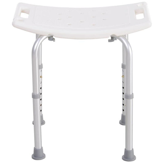 SGABELLO PER DOCCIA BAGNO ANTISCIVOLO ALTEZZA REGOLABILE BIANCO