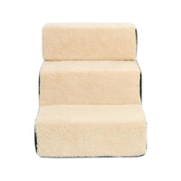 SCALETTA PER CANI 3 MORBIDI GRADINI RIMOVIBILI E ANTISCIVOLO 54 X 40 X 39 CM