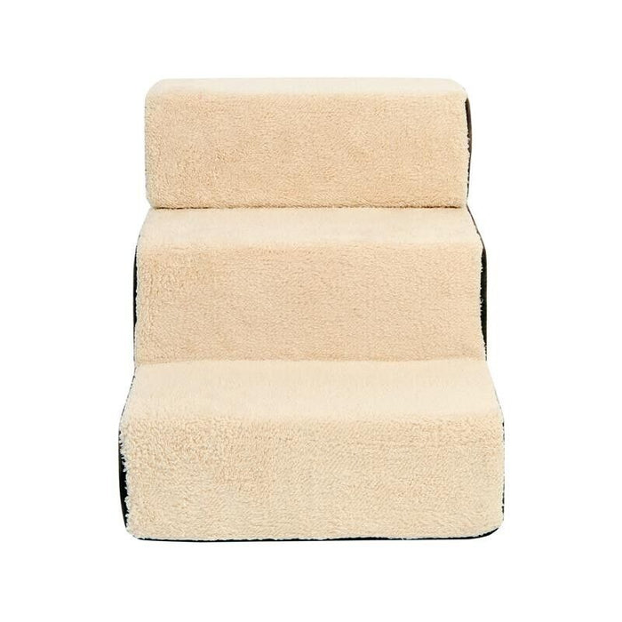 SCALETTA PER CANI 3 MORBIDI GRADINI RIMOVIBILI E ANTISCIVOLO 54 X 40 X 39 CM