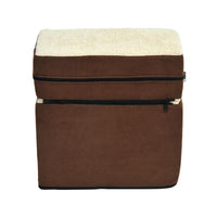 SCALETTA PER CANI 3 MORBIDI GRADINI RIMOVIBILI E ANTISCIVOLO 54 X 40 X 39 CM