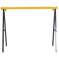 SET 2 CAVALLETTI DA LAVORO PIEGHEVOLI IN ACCIAIO PORTATA 250 KG