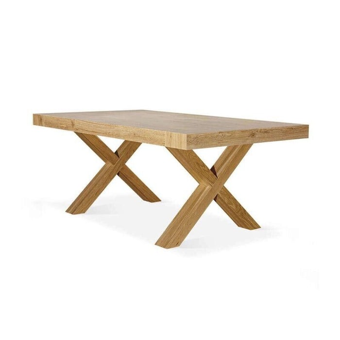 TAVOLO IN ROVERE CONSUMATO ALLUNGABILE 100 X 280 CM