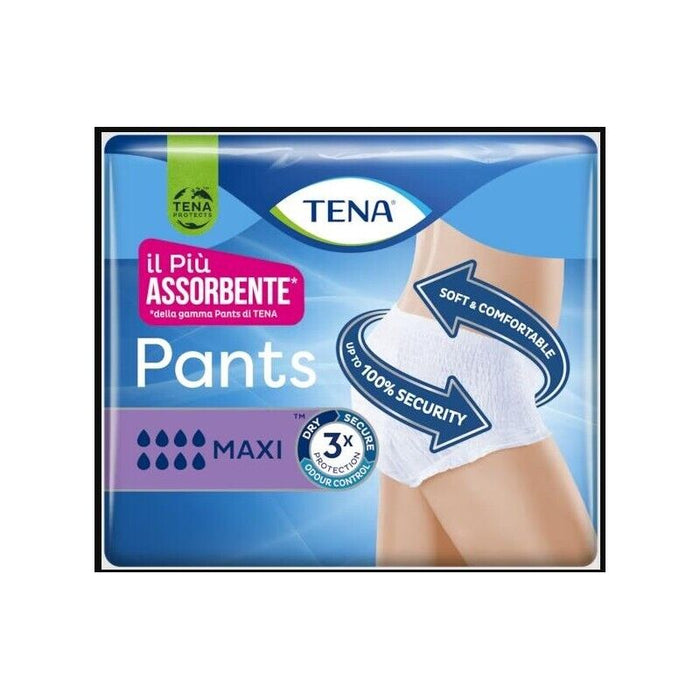 SET 4 TENA ASSORBENTI MAXI PANTS PER 8 PZ TG L