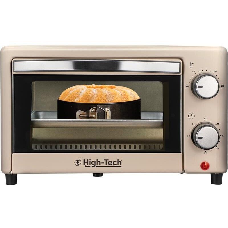 HIGH-TECH FORNO ELETTRICO DA 10LT CON POTENZA 650W COLORE CREMA