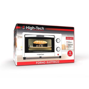 HIGH-TECH FORNO ELETTRICO DA 10LT CON POTENZA 650W COLORE BIANCO