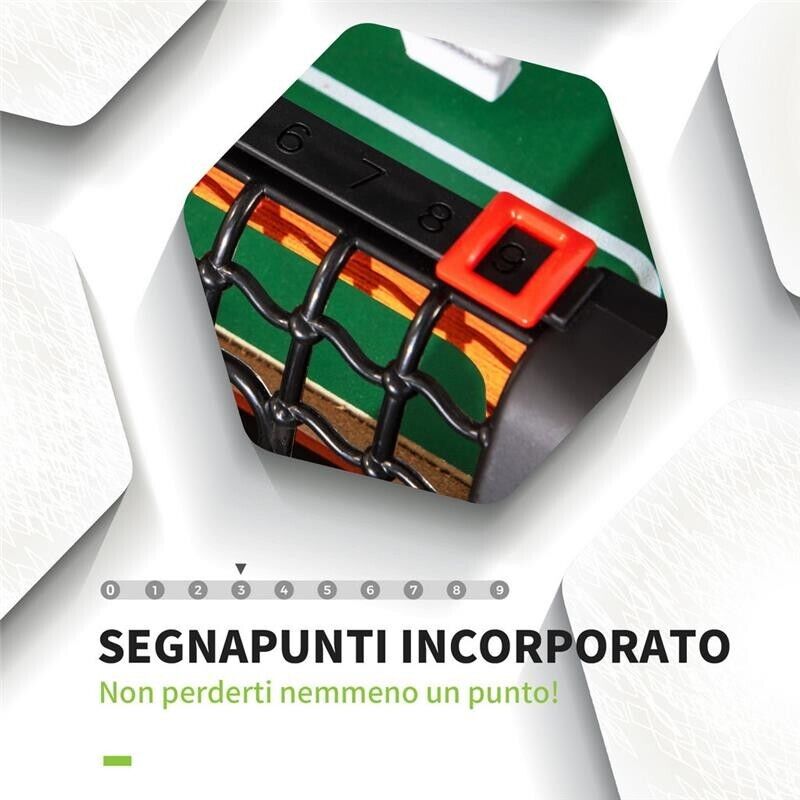 BILIARDINO CALCIO BALILLA PER BAMBINI CON MANOPOLE ANTISCIVOLO 118X104X69 CM