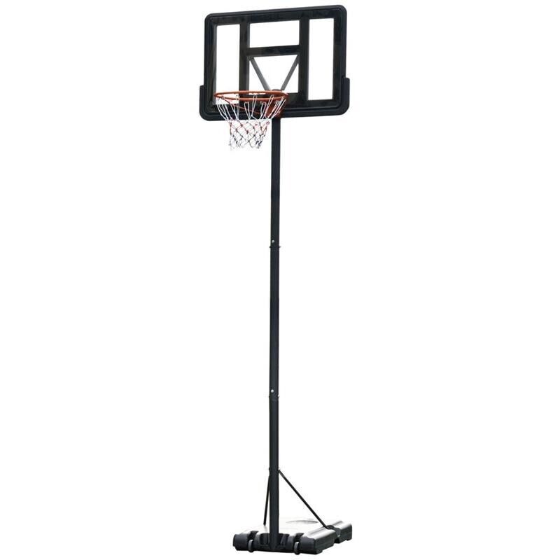 CANESTRO BASKET ALTEZZA REGOLABILE 231-305 CM BASE CON RUOTE IN ACCIAIO