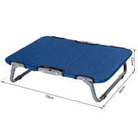 BRANDINA PIEGHEVOLE PER CANI IN TESSUTO OXFORD 59 X 46 X 15 CM BLU